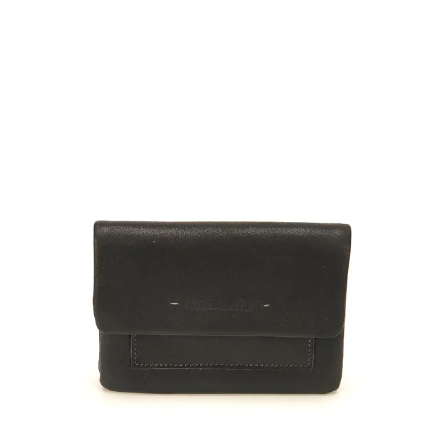 arthur-et-aston-johany-porte-monnaie-cuir-noir-rabat image 1