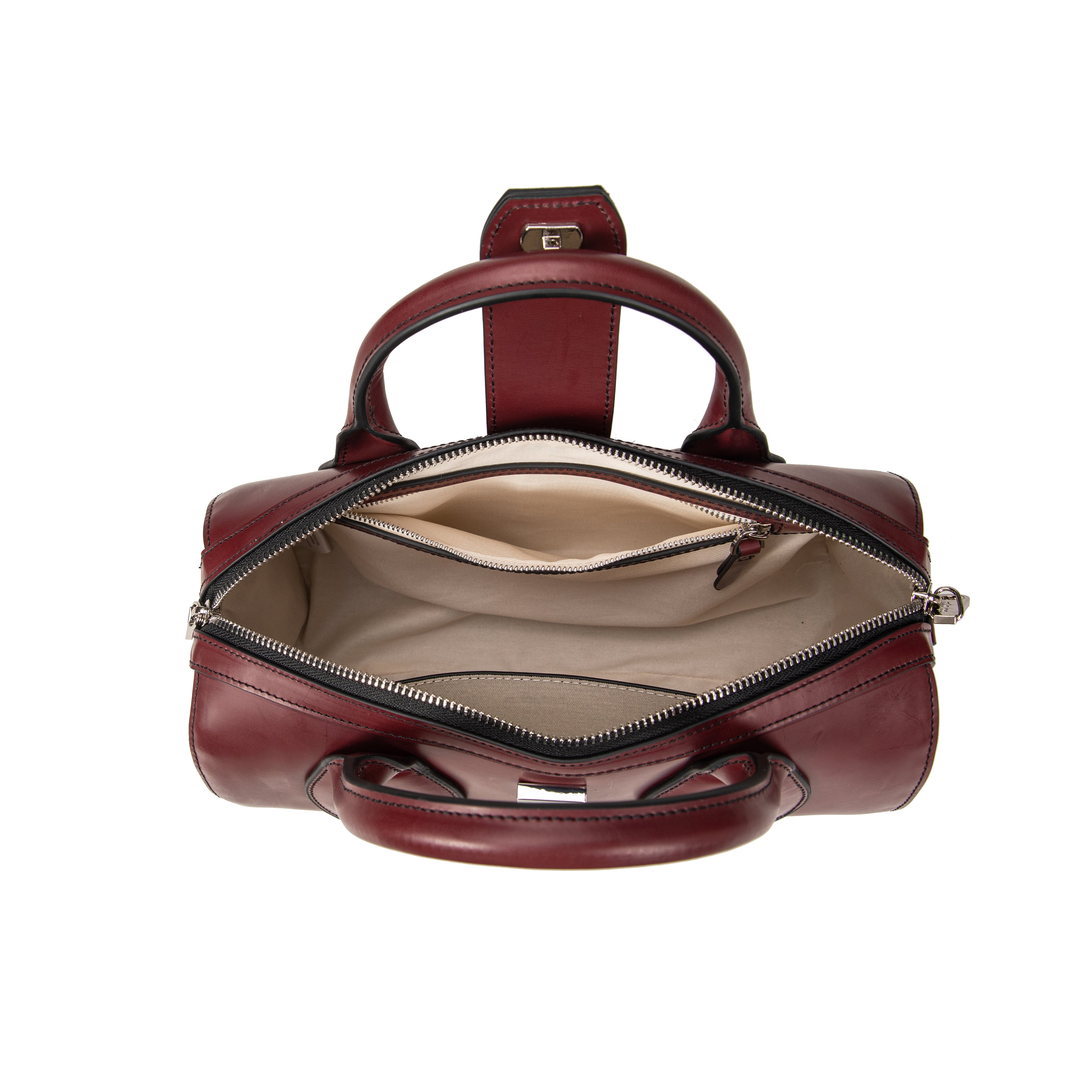 kate-lee-frola-sac-bowling-vachette-lie-de-vin image 6