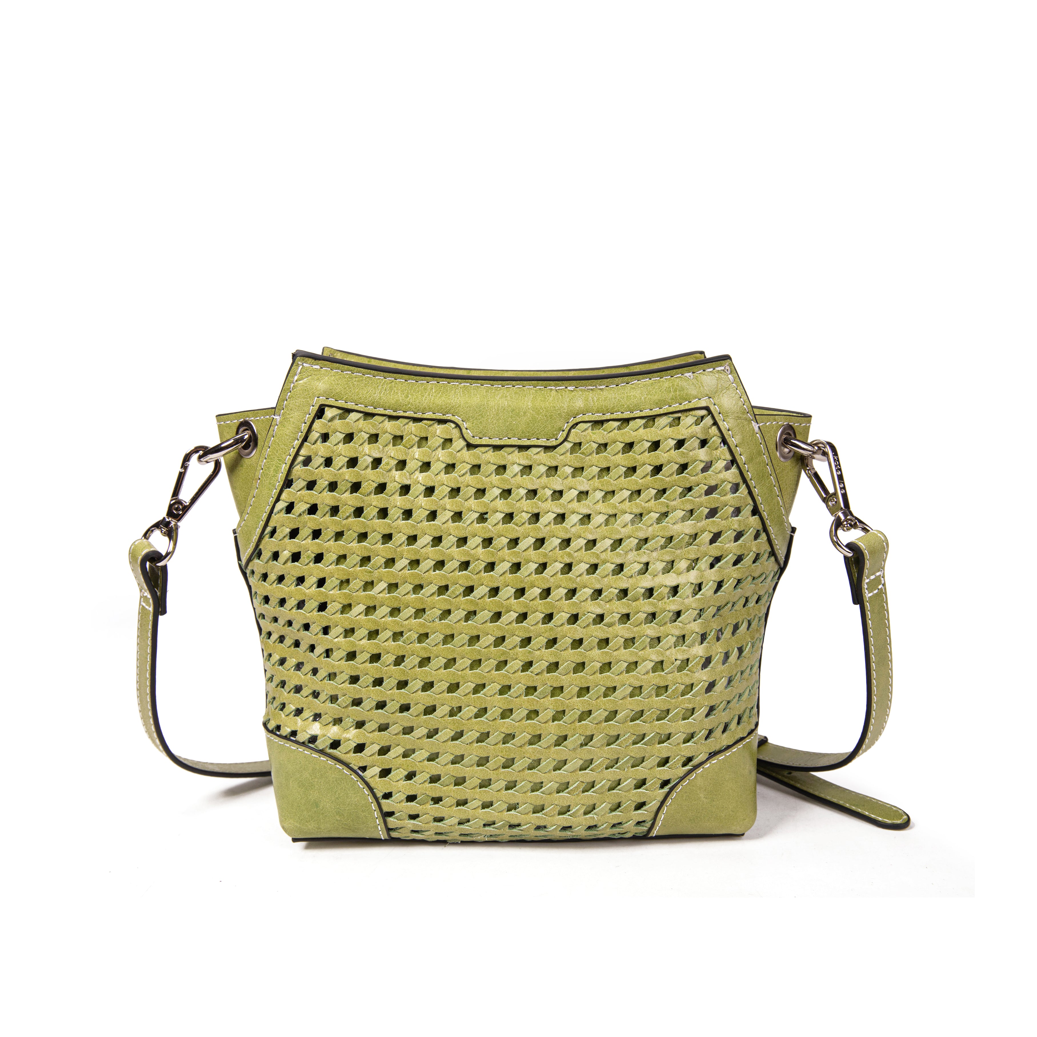 kate-lee-bonbon-tane-sac-bandouli-re-vert-acide-tress image 4