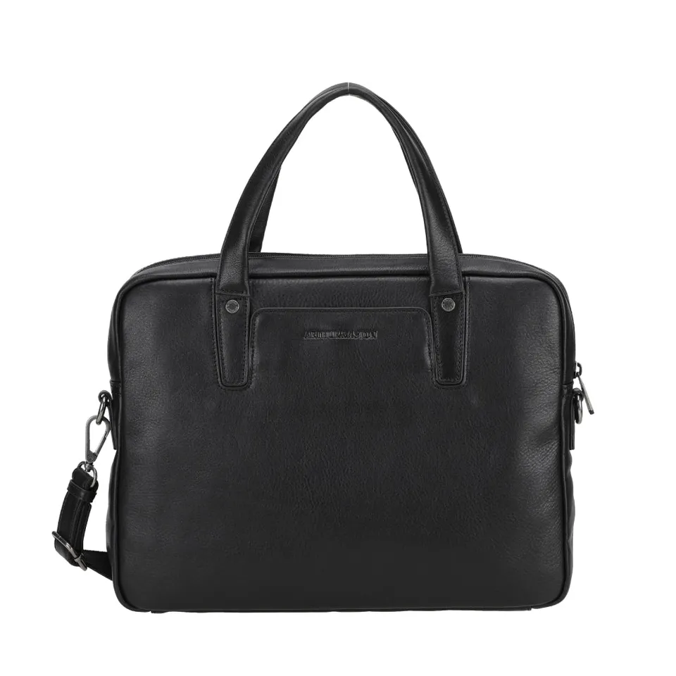 arthur-et-aston-l-on-porte-document-cuir-noir-pleine-fleur image 1