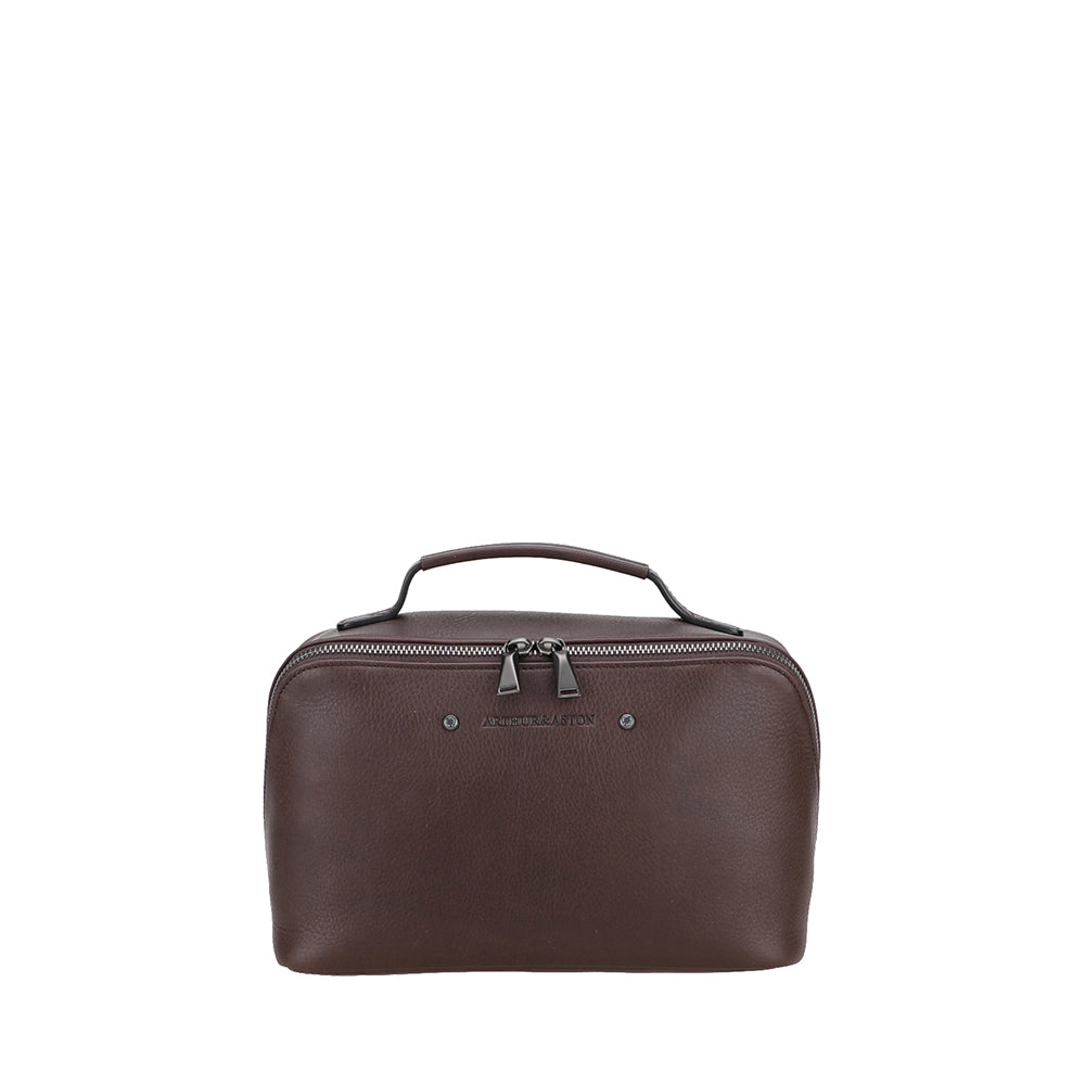 arthur-et-aston-danny-trousse-de-toilette-cuir-noir-26-cm image 5