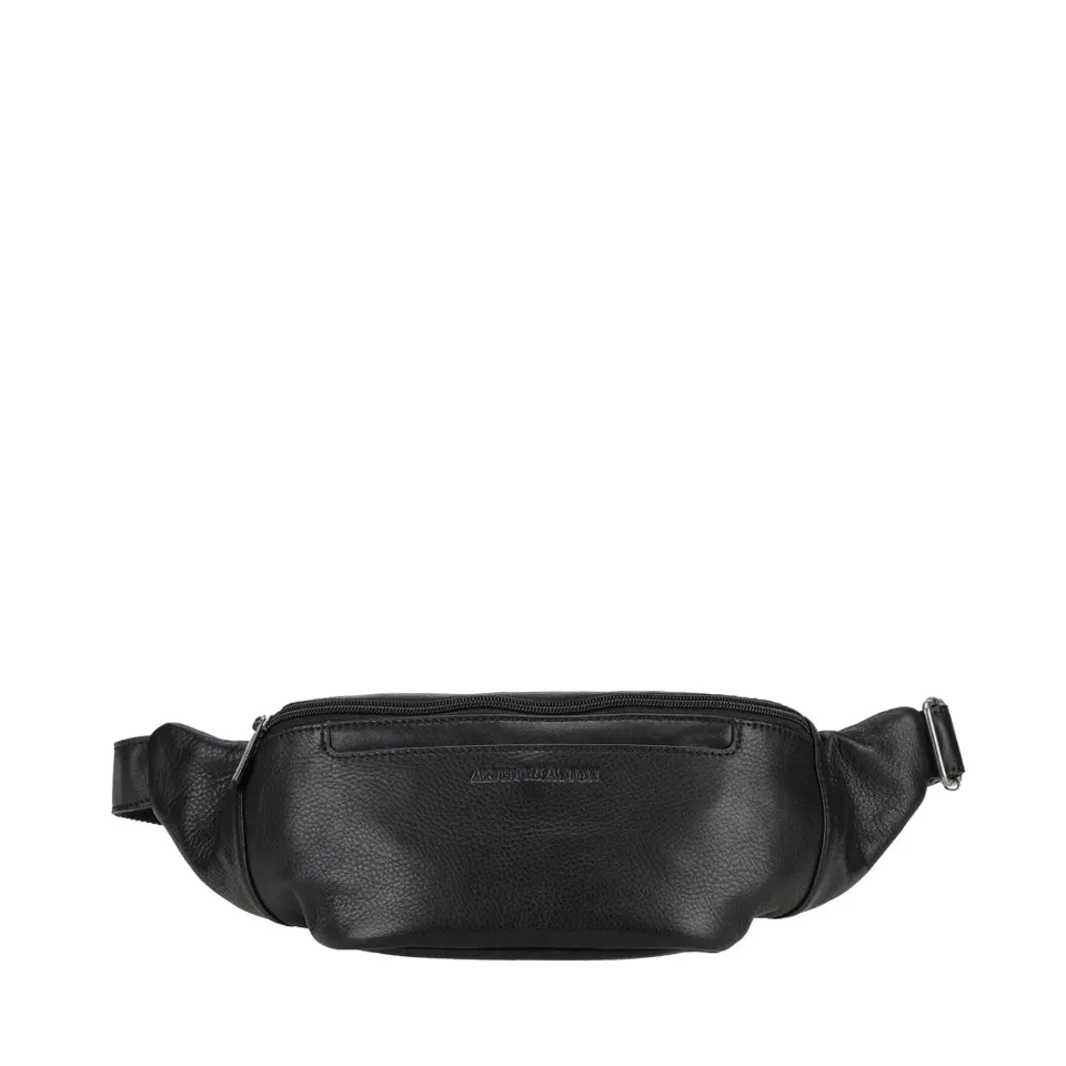 arthur-et-aston-l-on-banane-cuir-noir-pleine-fleur image 1