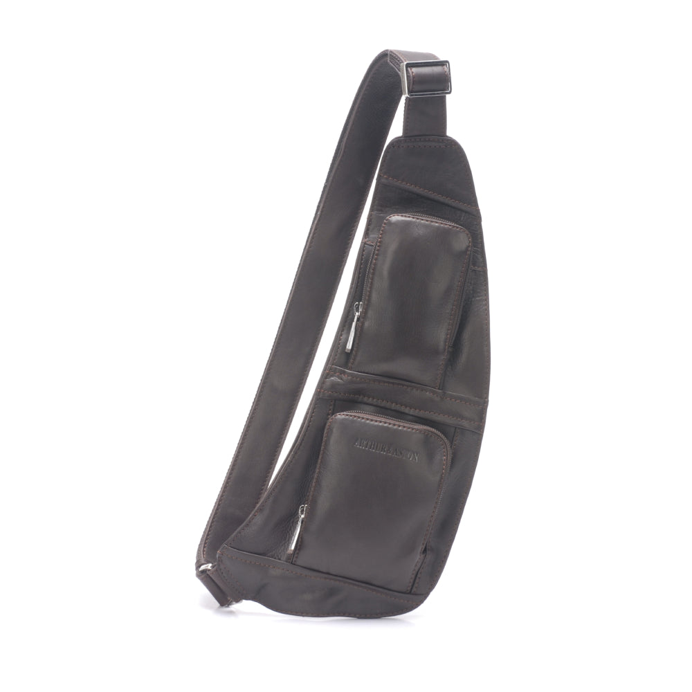 arthur-et-aston-pablo-body-bag-cuir-noir-fil-noir image 6