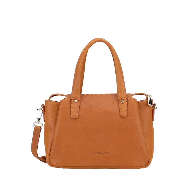 arthur-et-aston-elsa-sac-trap-ze-cuir-cognac image 1