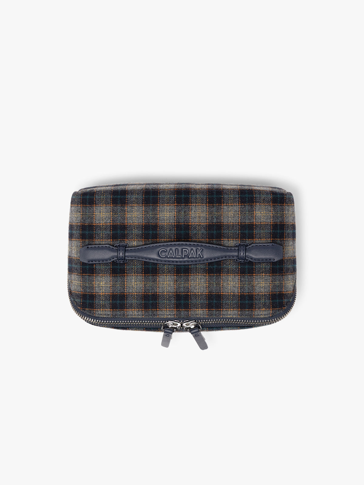 calpak-colette-trousse-de-toilette-flanelle-navy-plaid-d-perlante image 5
