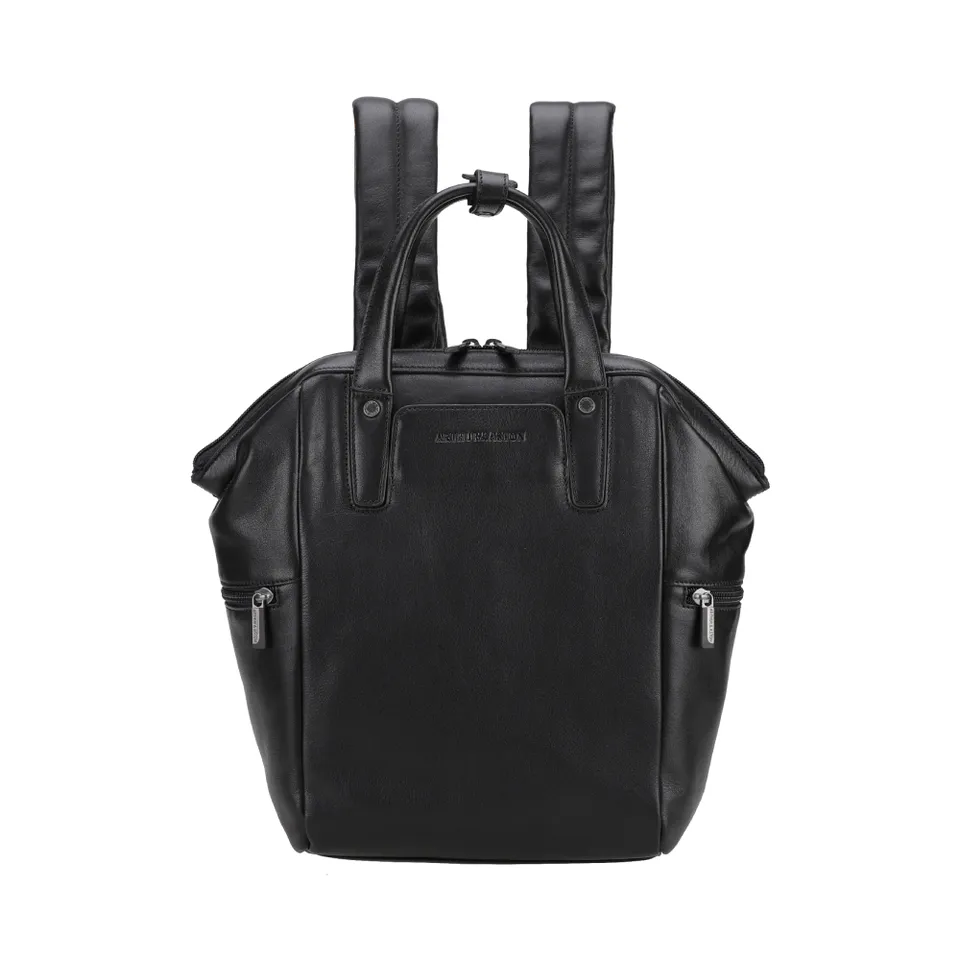 arthur-et-aston-l-on-sac-dos-cuir-noir-compact image 1