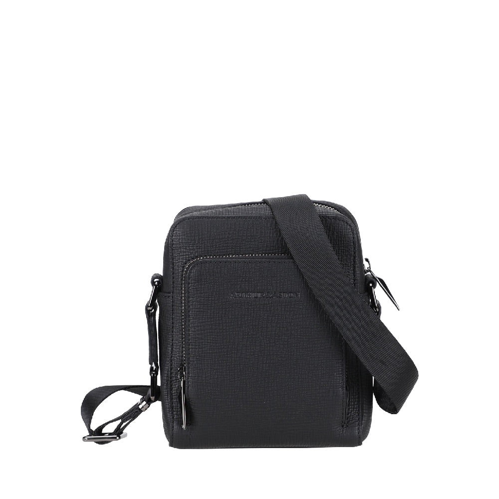 arthur-et-aston-lewis-sac-travers-cuir-noir-homme-petit image 1