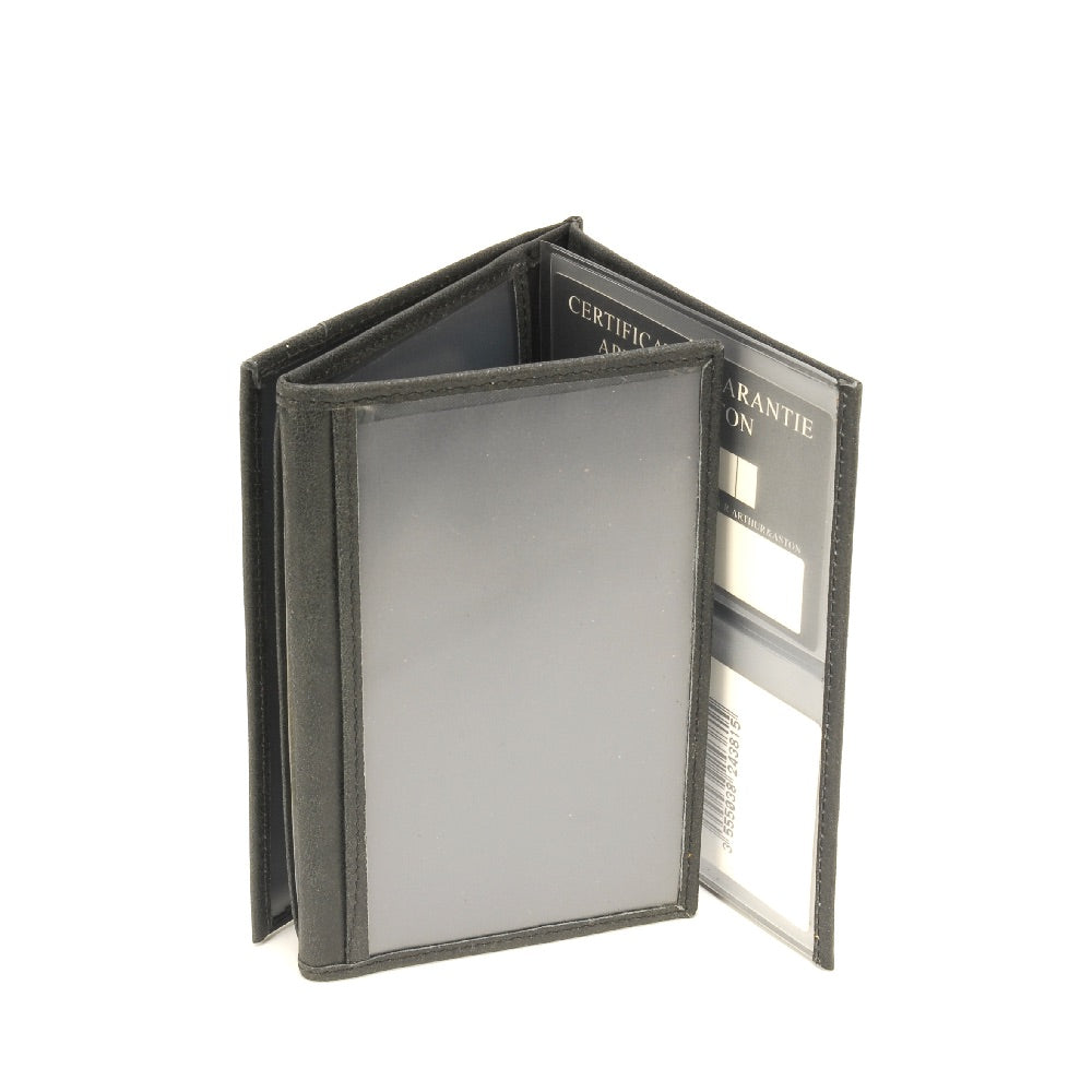 arthur-et-aston-diego-porte-papiers-cuir-noir-vachette-rfid image 2