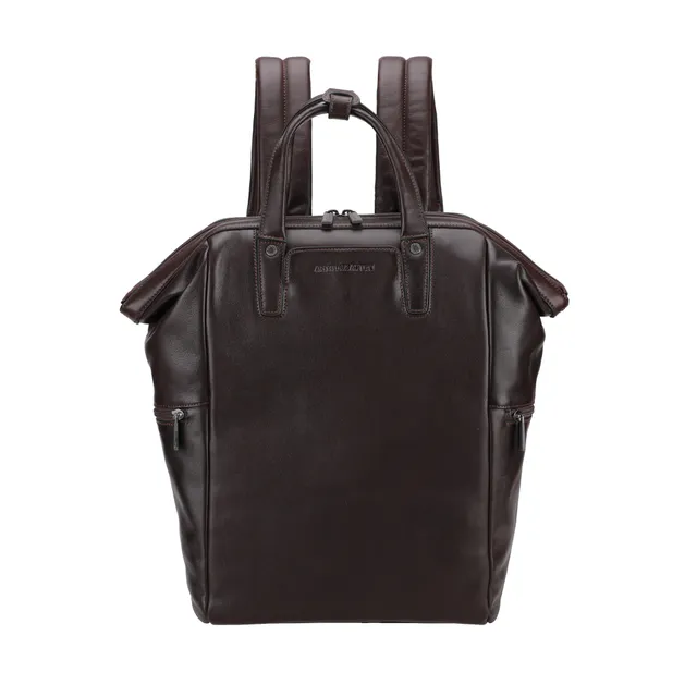 arthur-et-aston-l-on-grand-sac-dos-cuir-ch-taigne-business image 1
