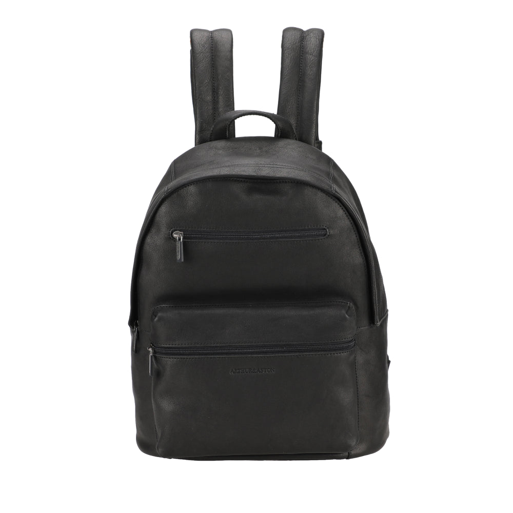 arthur-et-aston-rory-m-sac-dos-cuir-noir image 1