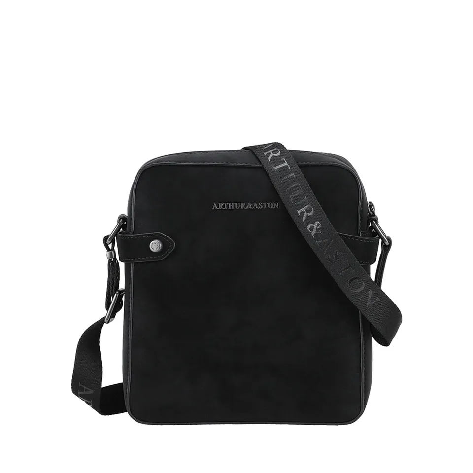 arthur-et-aston-misha-sac-travers-m-cuir-noir image 1