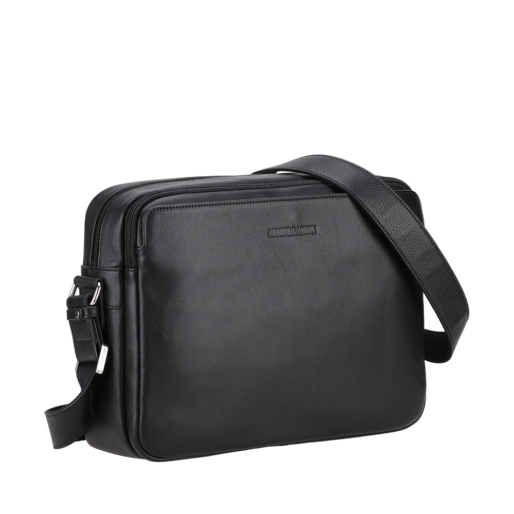 arthur-et-aston-ange-besace-business-cuir-noir-ordinateur image 2