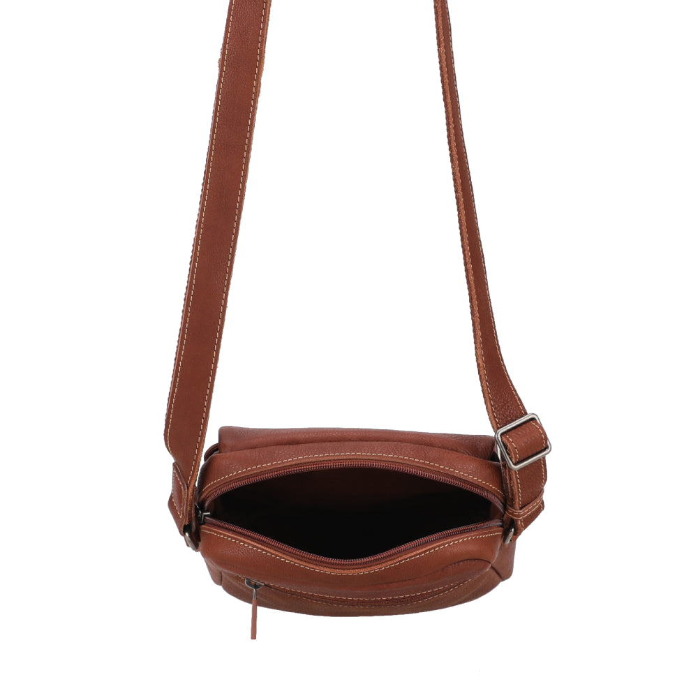 arthur-et-aston-rory-sac-travers-m-cuir-cognac-19x22cm image 4