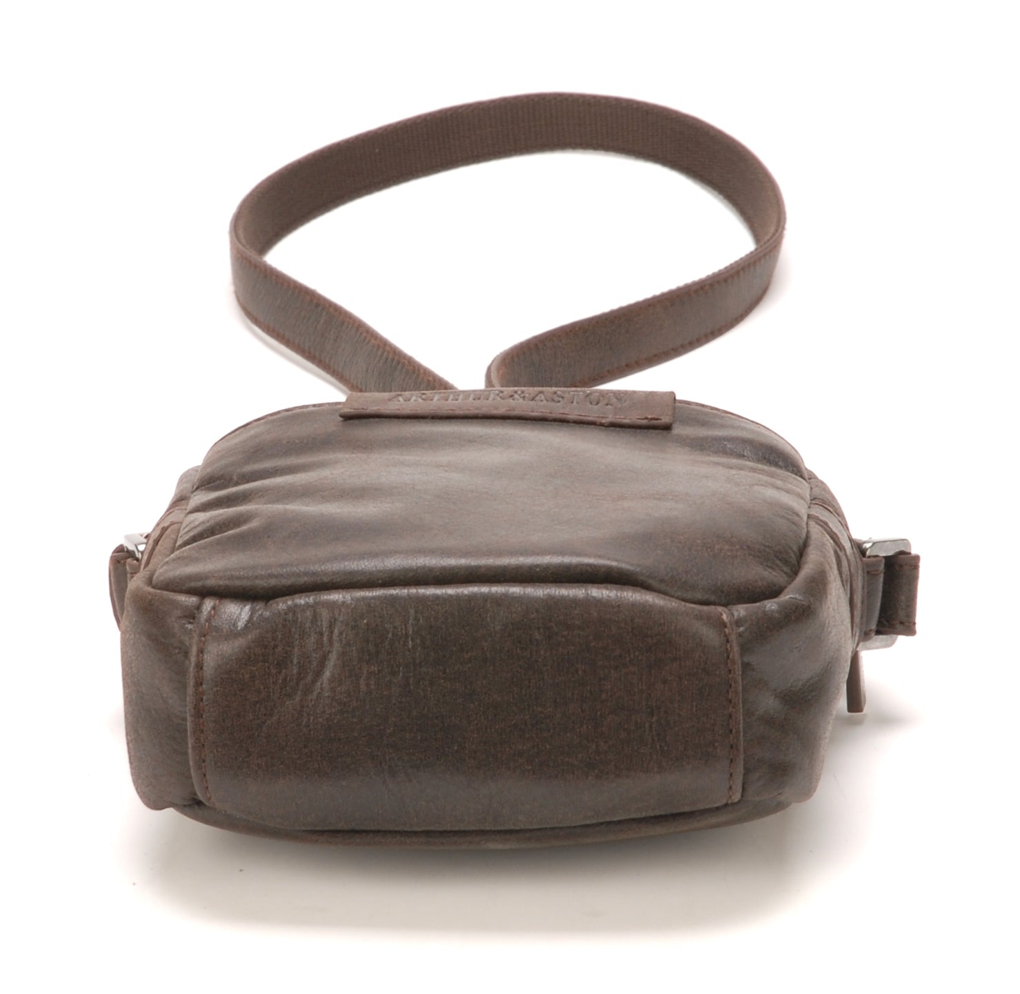 arthur-et-aston-diego-sac-travers-homme-cuir-marron-petit image 4