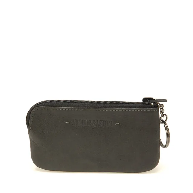 arthur-et-aston-johany-porte-monnaie-cuir-noir-zipp image 1