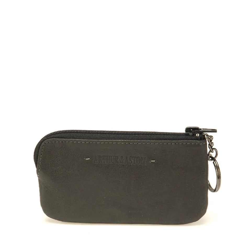 arthur-et-aston-johany-porte-monnaie-cuir-noir-zipp image 1
