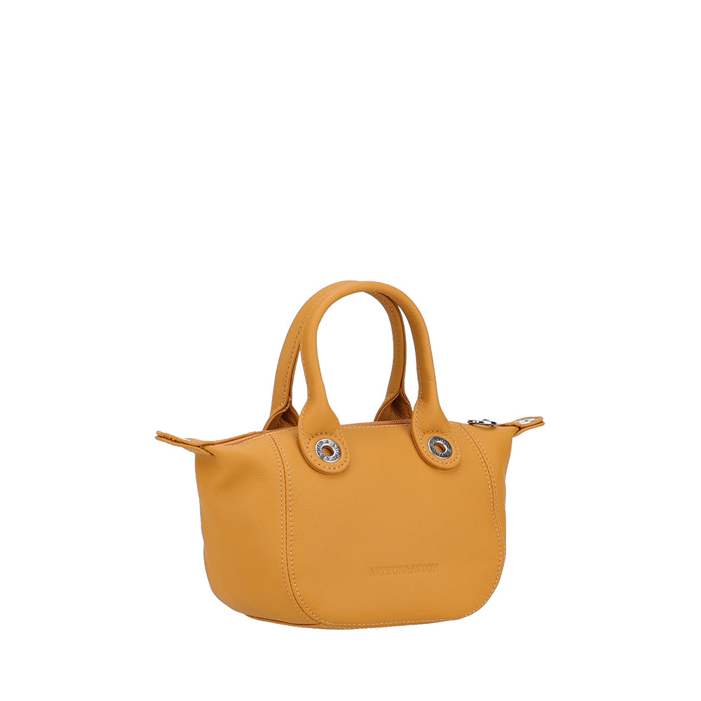 arthur-et-aston-louisa-mini-sac-cabas-cuir-camel-bandouli-re image 2