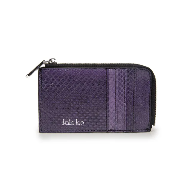 kate-lee-alo-sa-se-porte-monnaie-cuir-violet-serpent image 1