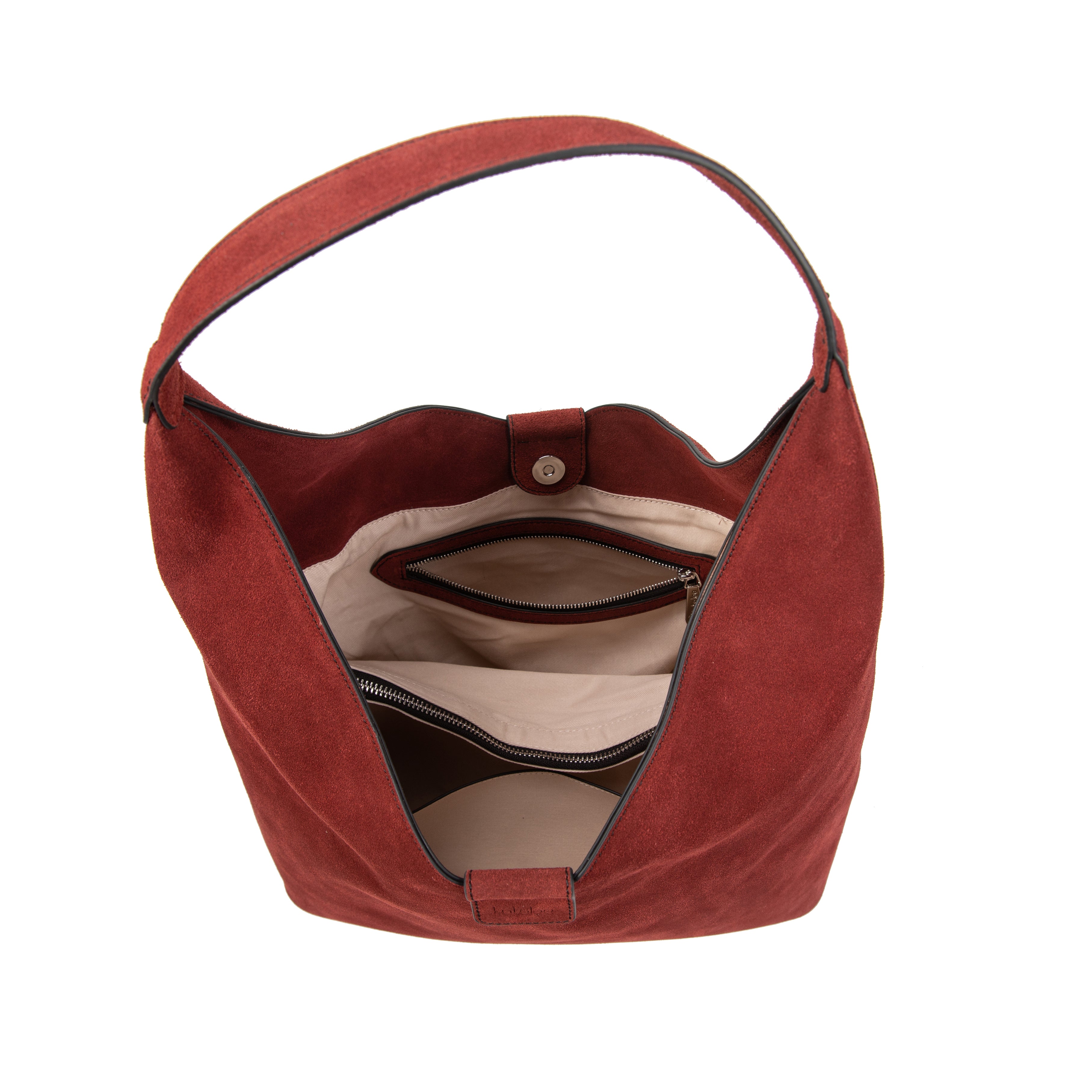 kate-lee-lune-sac-cabas-velours-rouge image 3