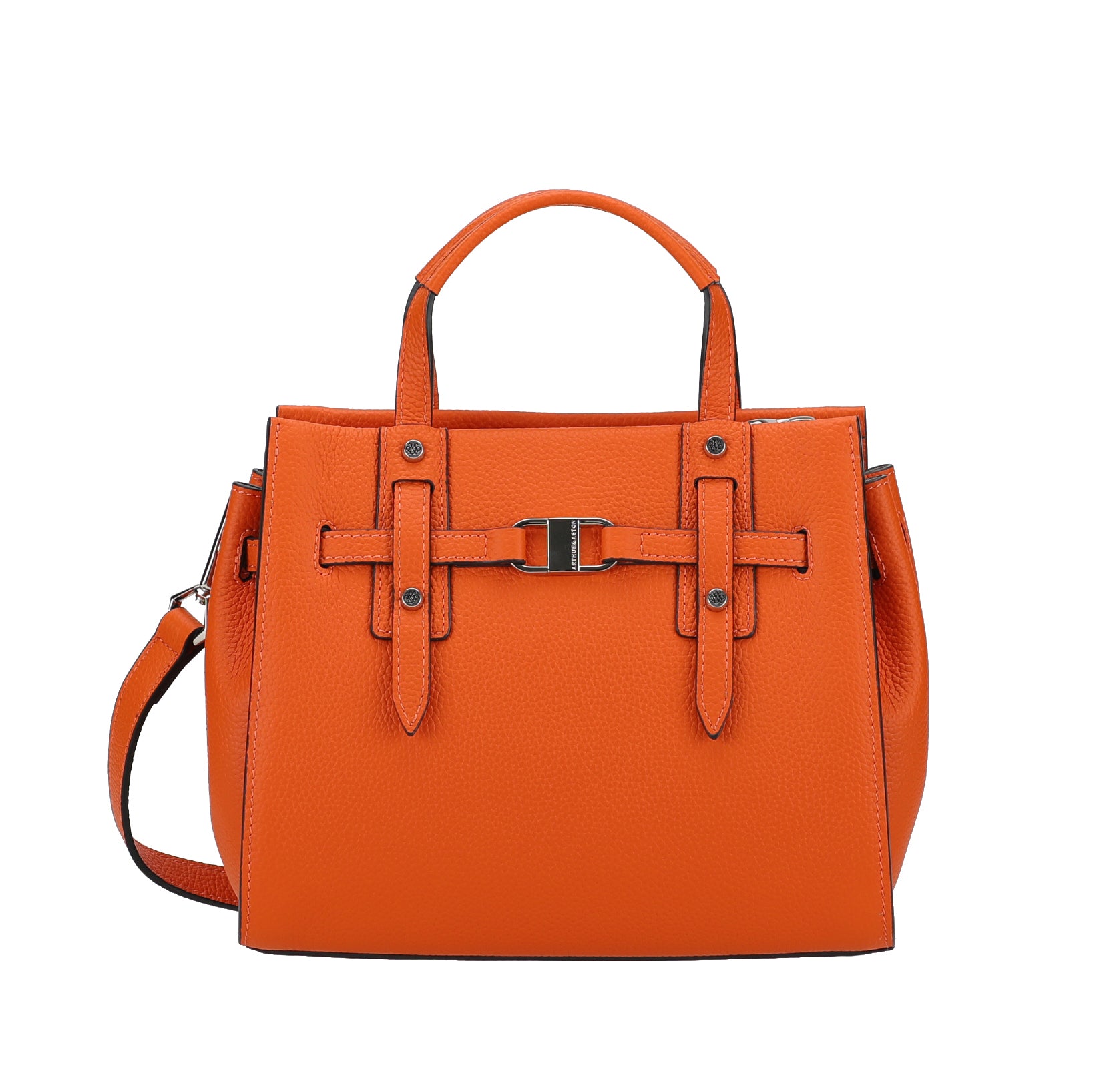 arthur-et-aston-daphn-sac-main-s-cuir-orange image 2