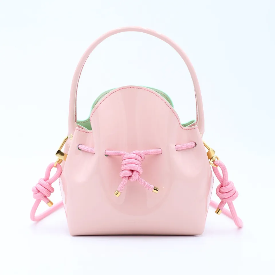 atelier-penso-mini-bucket-sac-seau-cuir-candy-mint-corde image 1