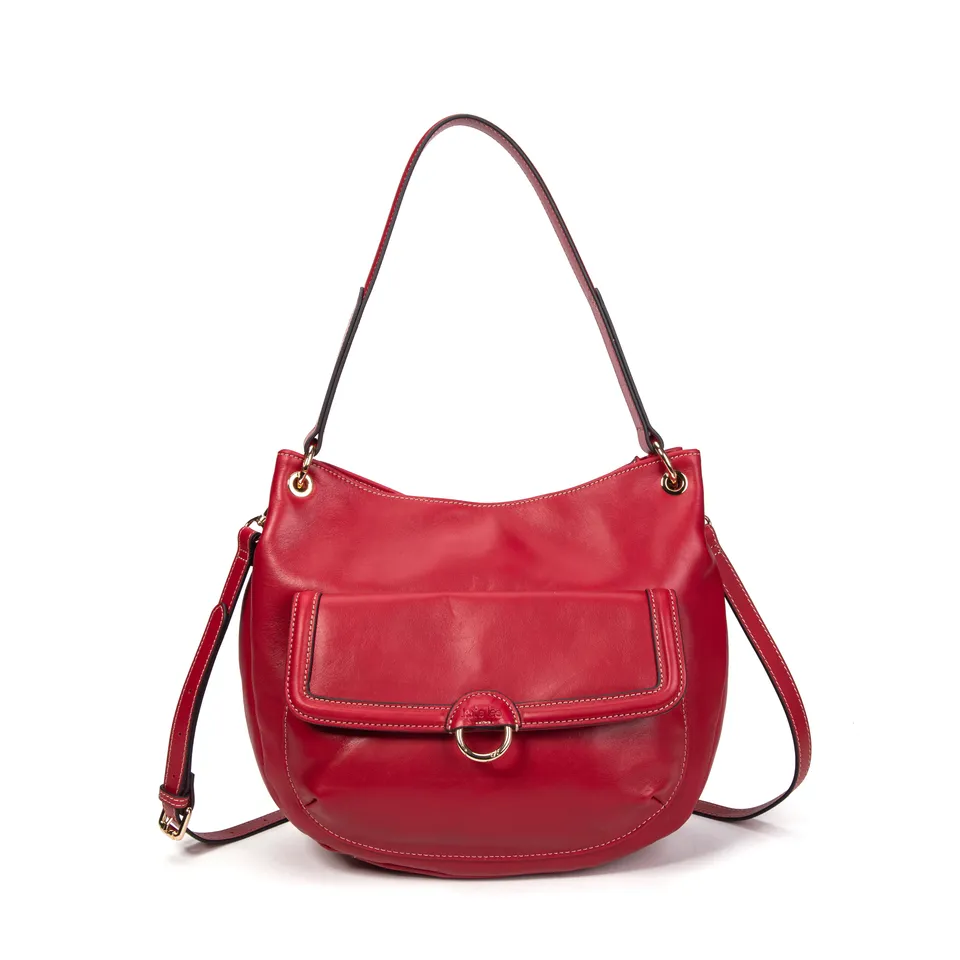 kate-lee-hobo-ully-sac-paule-vachette-rouge image 1