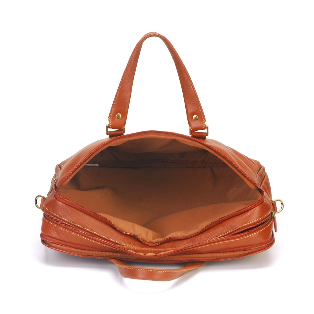 arthur-et-aston-paul-porte-document-cuir-cognac-3-soufflets image 5