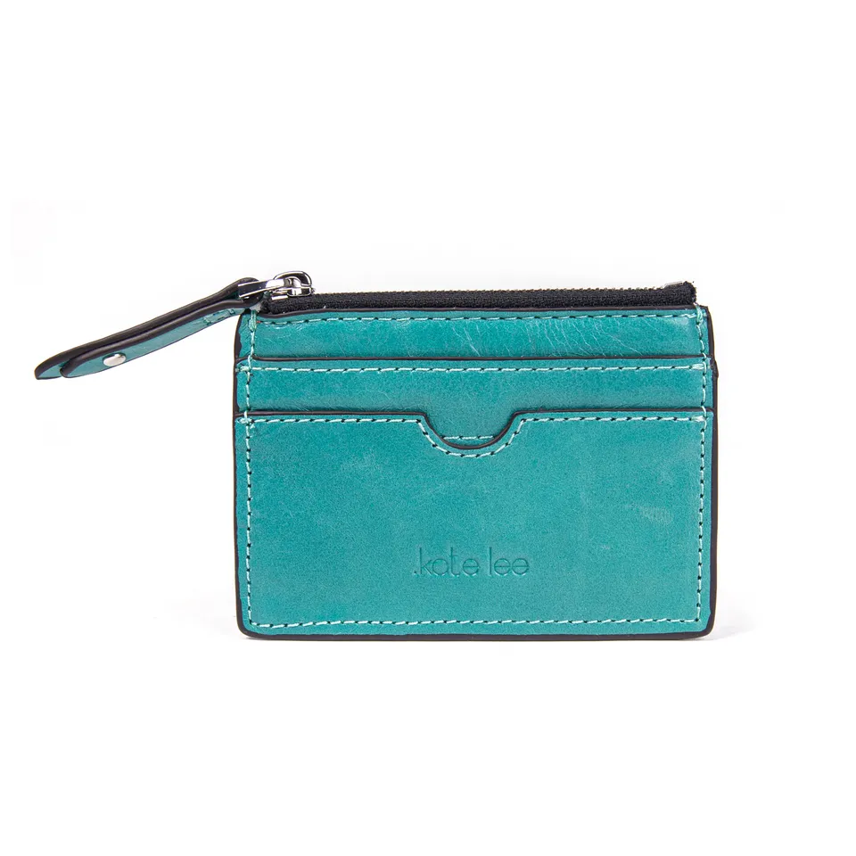 kate-lee-anyssa-a-porte-monnaie-cuir-turquoise-glac image 1