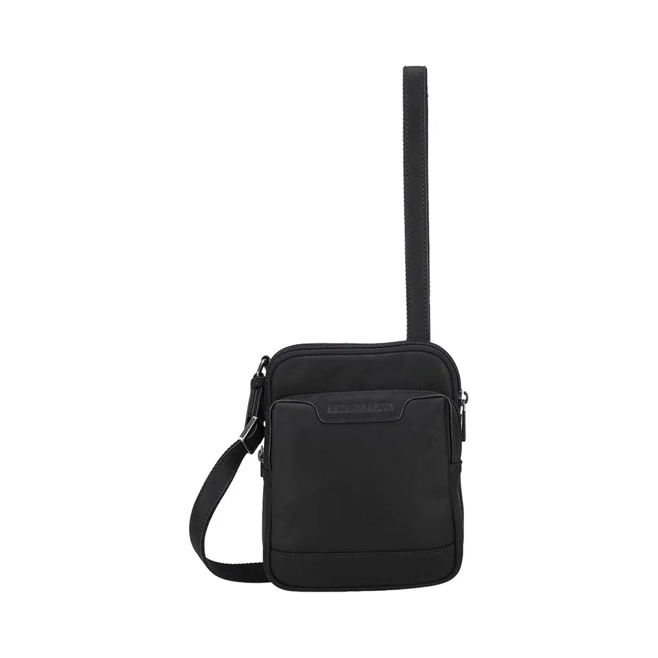 arthur-et-aston-ars-ne-body-bag-cuir-noir-bandouli-re-homme image 1