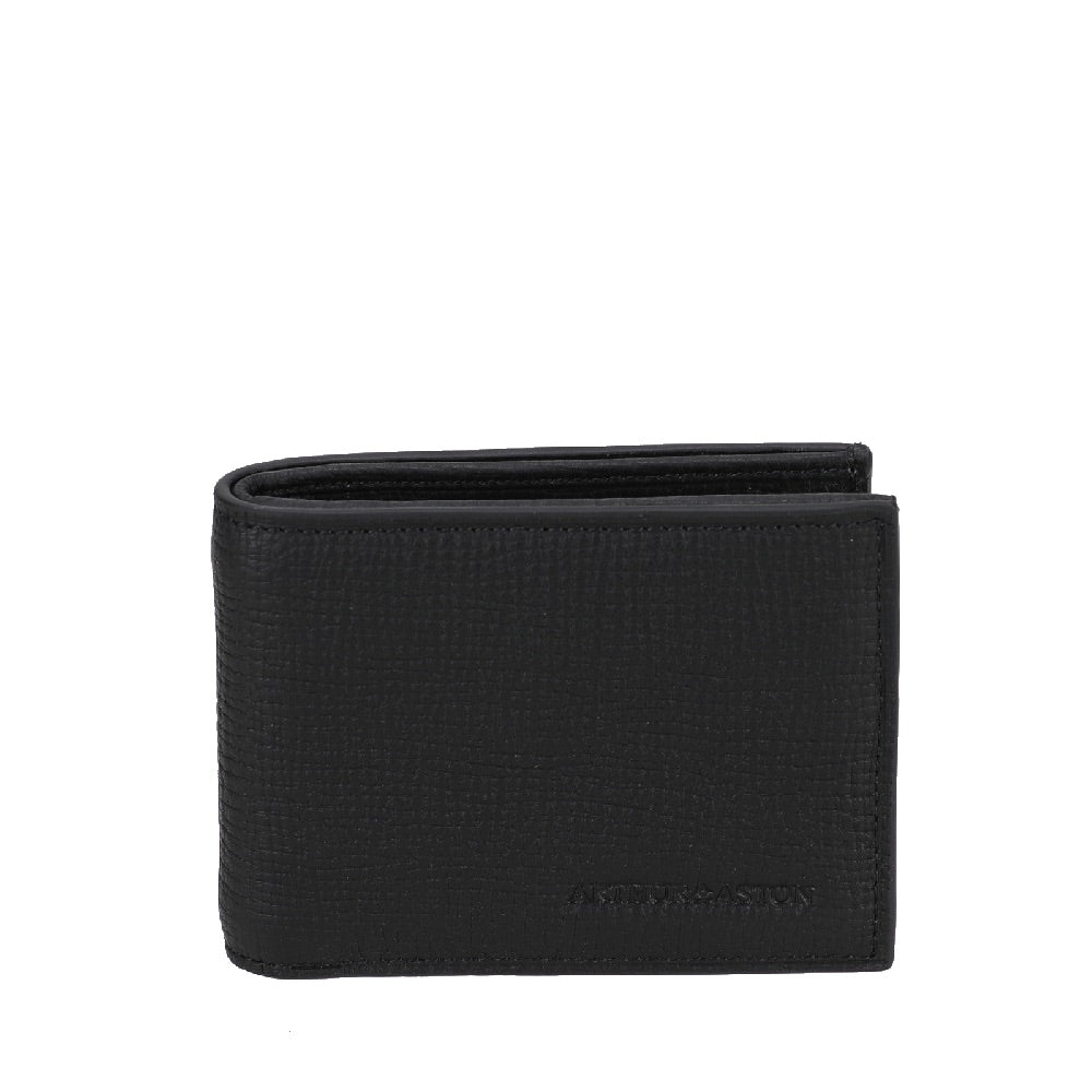 arthur-et-aston-lewis-portefeuille-noir-cuir-italien image 1