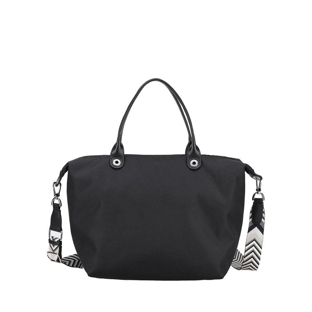 arthur-et-aston-louise-grand-sac-cabas-noir-polyester image 1