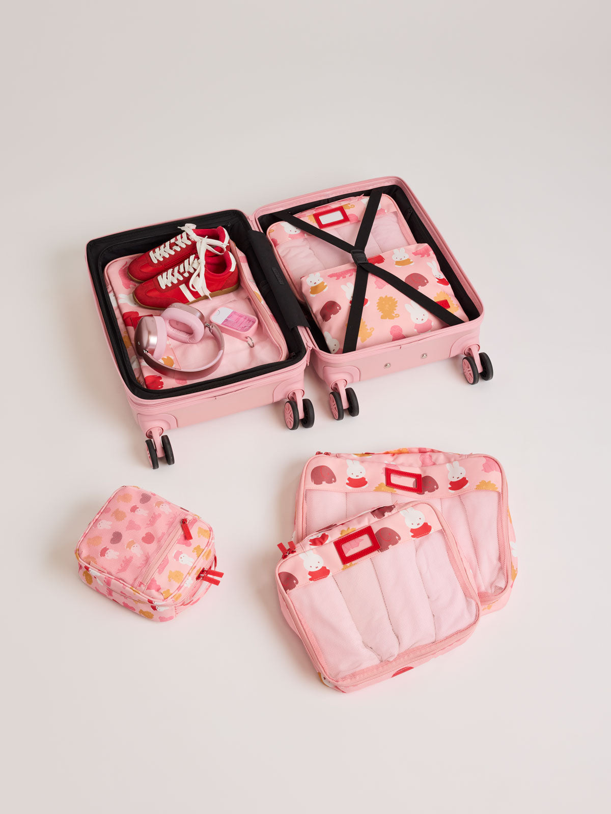 calpak-miffy-packing-cubes-lot-5-organisateurs-valise-rose image 7