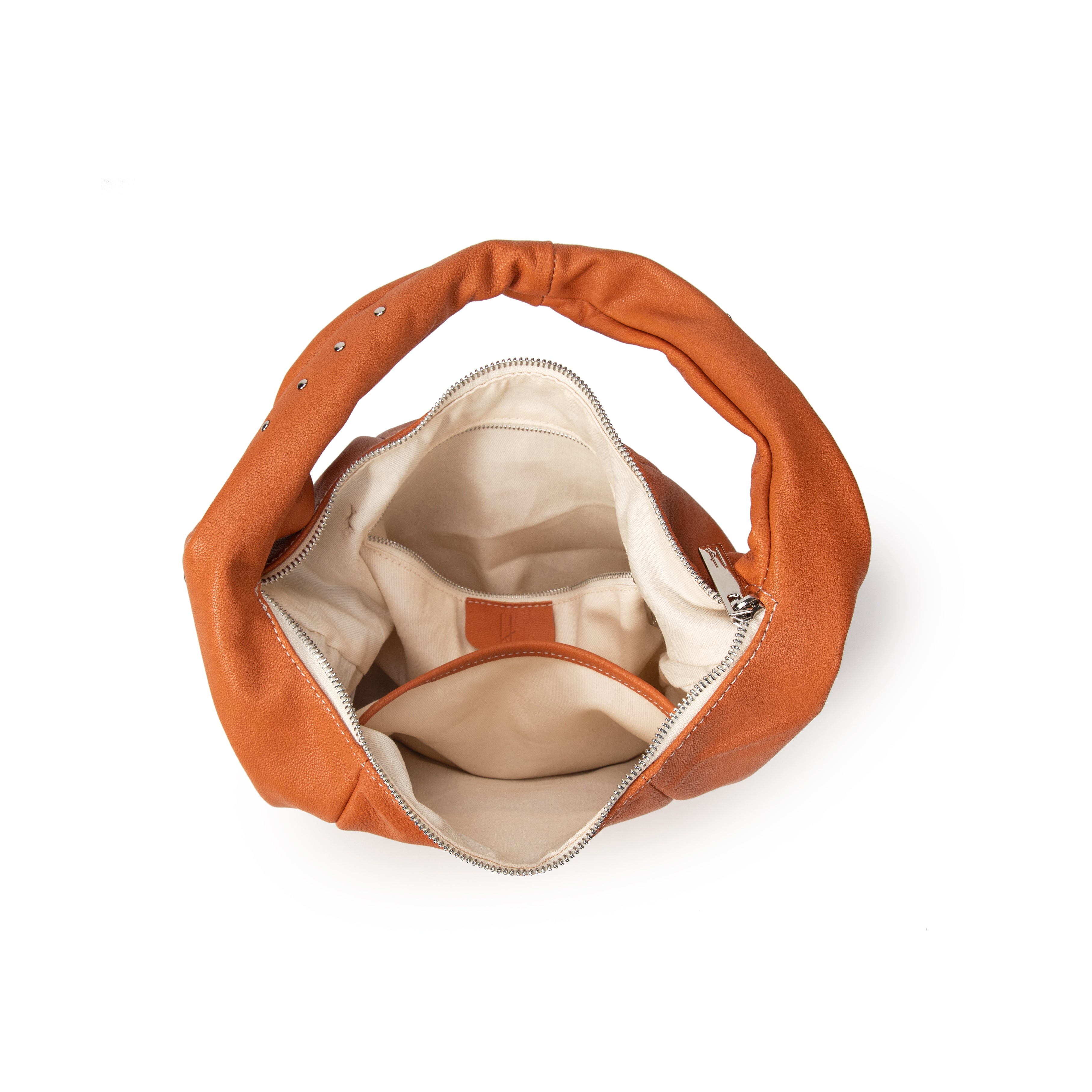 kate-lee-osy-sac-demi-lune-ch-vre-orange image 2