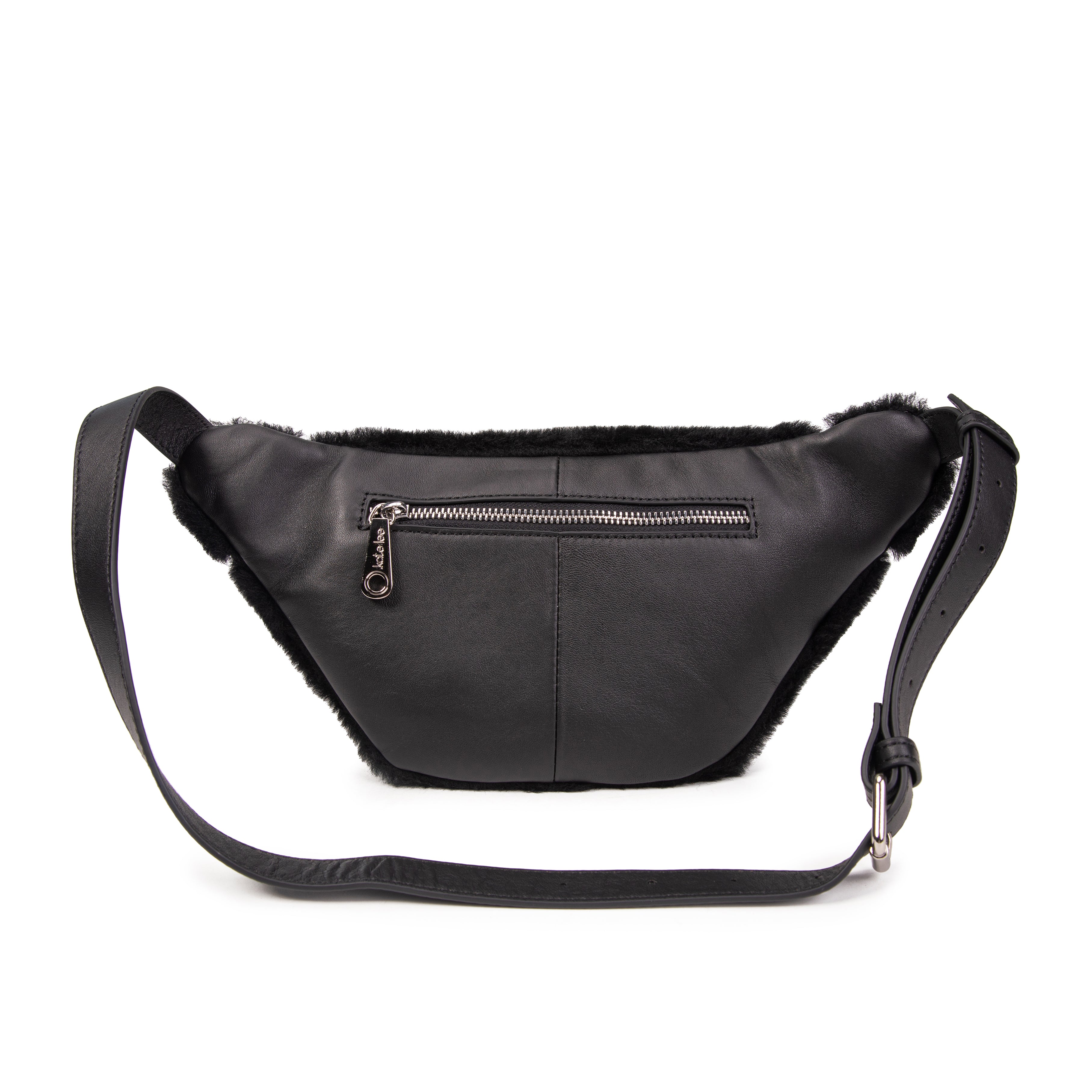 kate-lee-triomf-sac-banane-shearling-noir-20-cm image 4