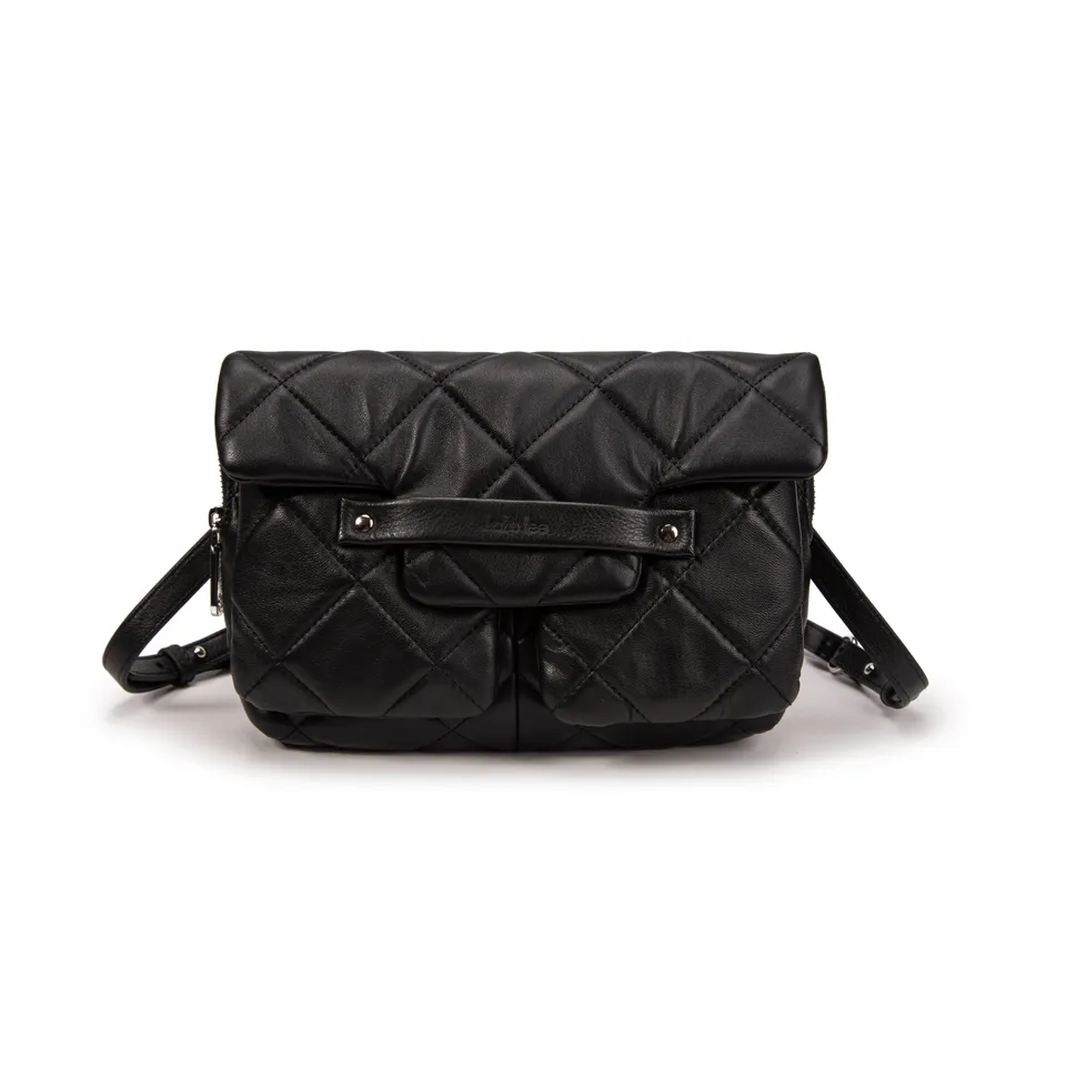 kate-lee-lisia-matelass-sac-bandouli-re-agneau-noir image 1