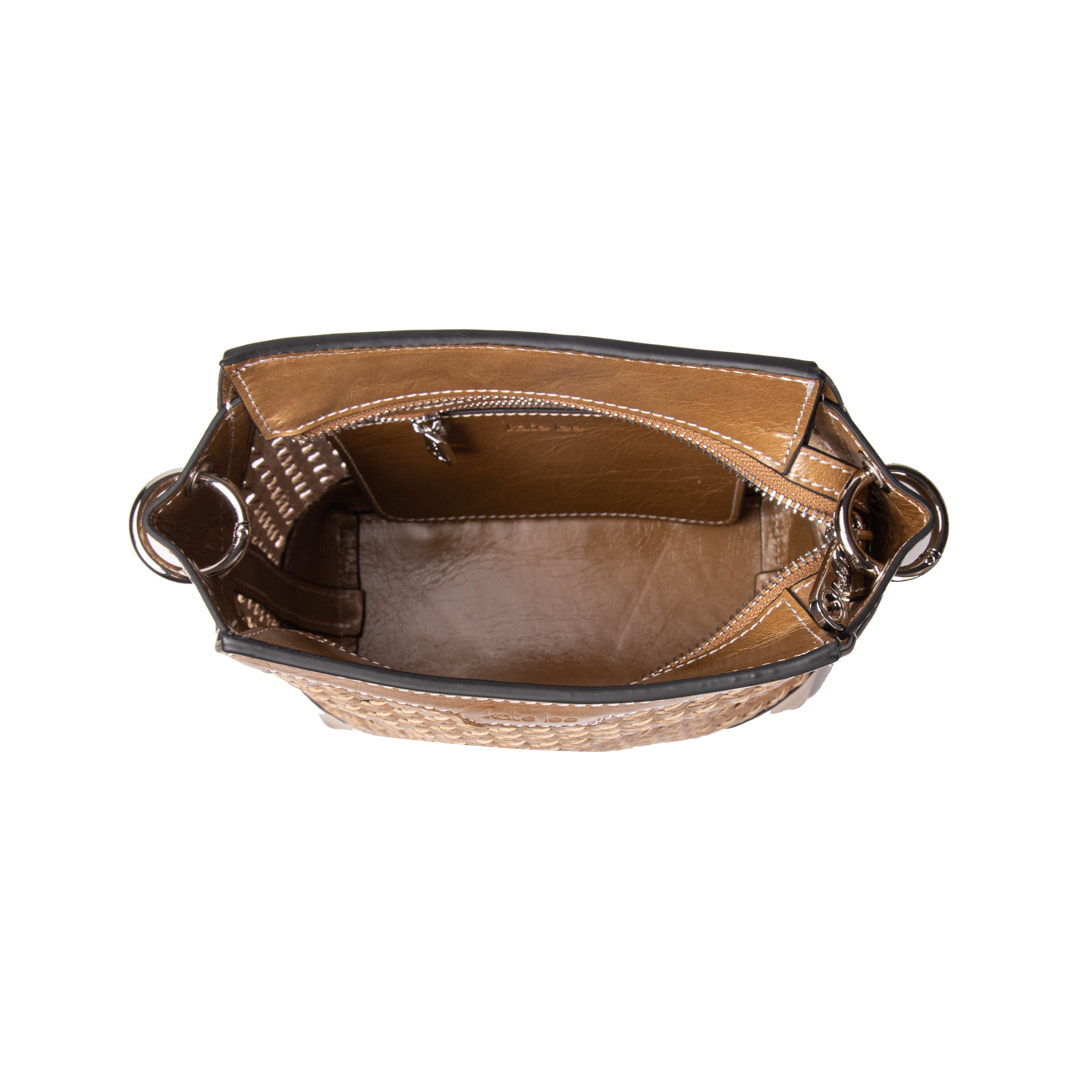 kate-lee-bonbon-tane-sac-bandouli-re-cuir-miel-tress image 3