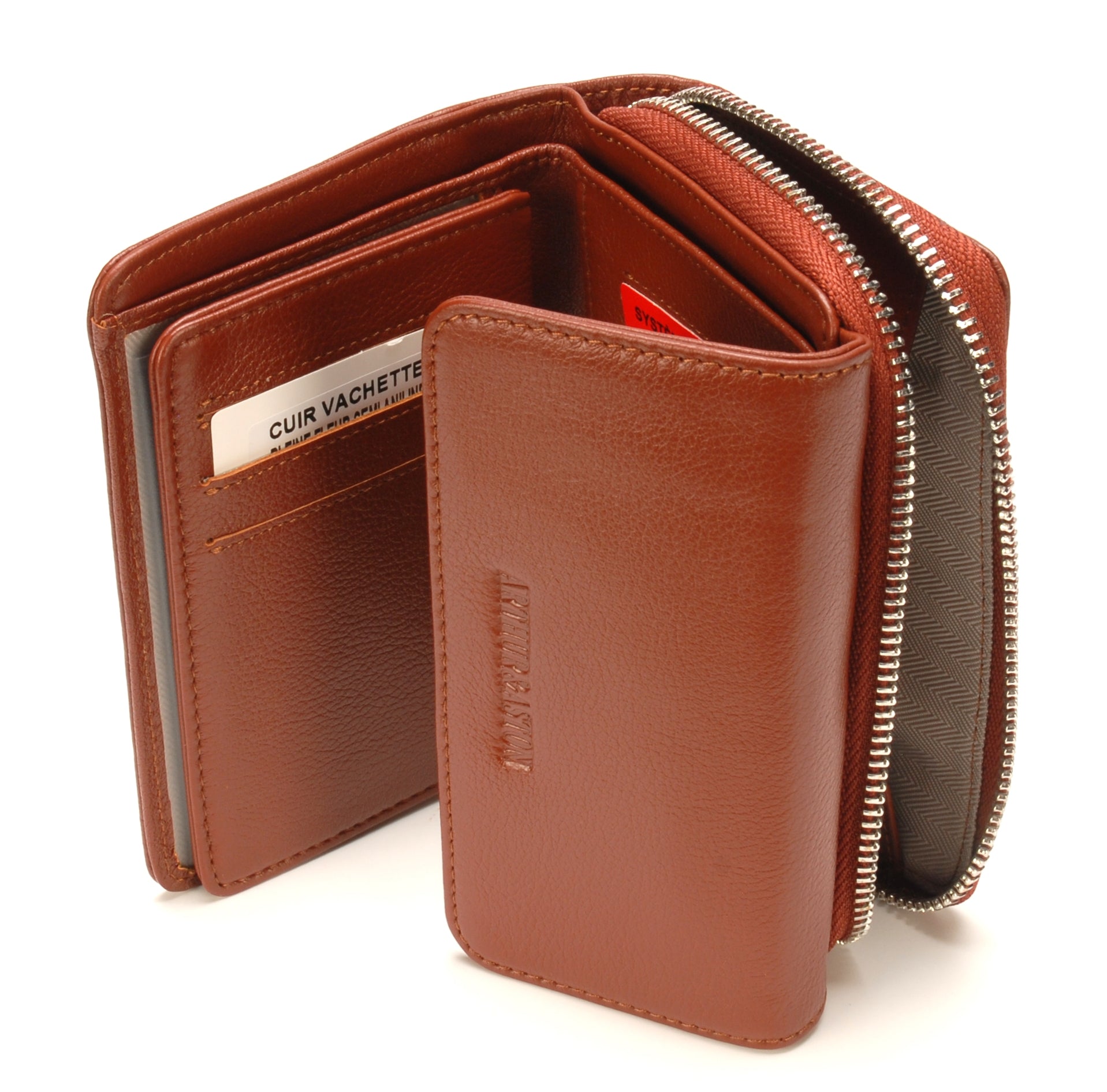 arthur-et-aston-c-lia-portefeuille-cuir-bleu-rfid-femme image 8