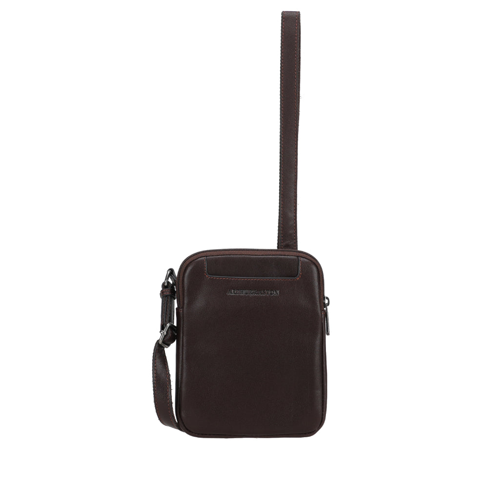 arthur-et-aston-l-on-body-bag-cuir-ch-taigne-extra-plat image 1