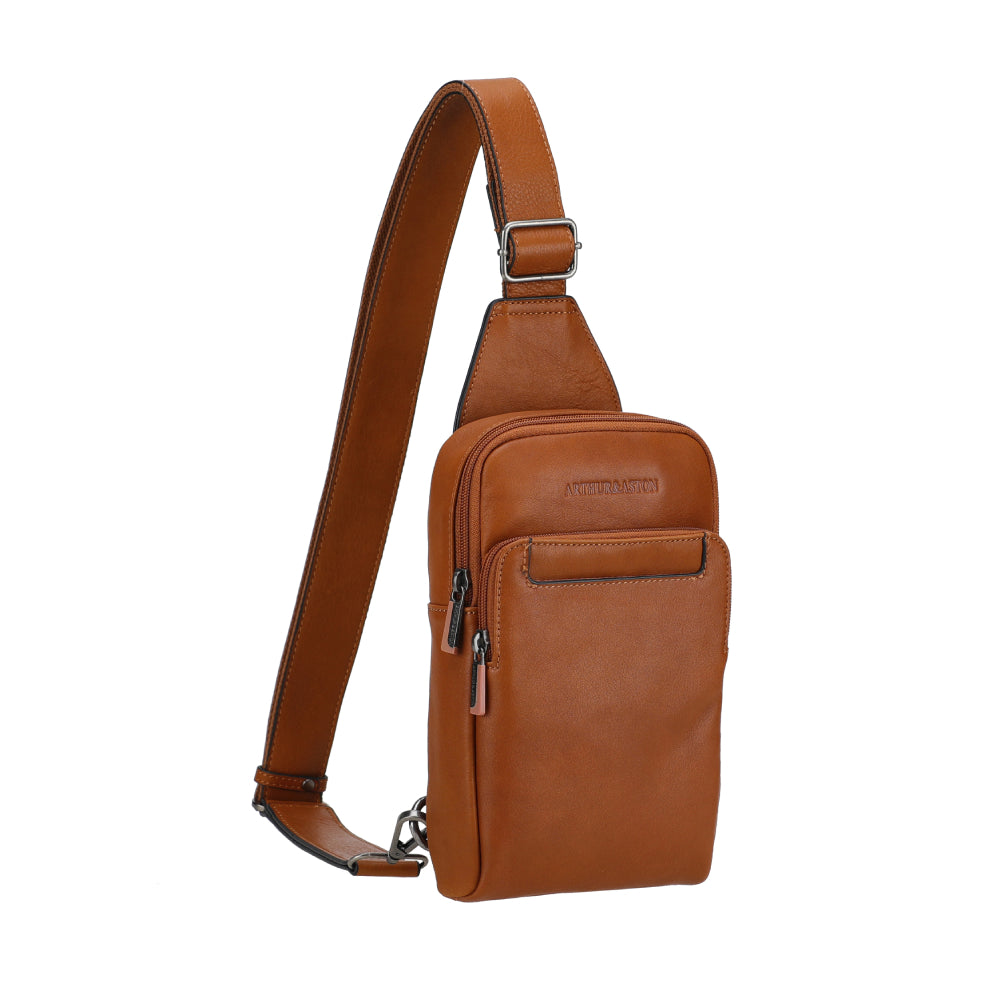 arthur-et-aston-l-on-body-bag-noir-cuir-vertical image 3