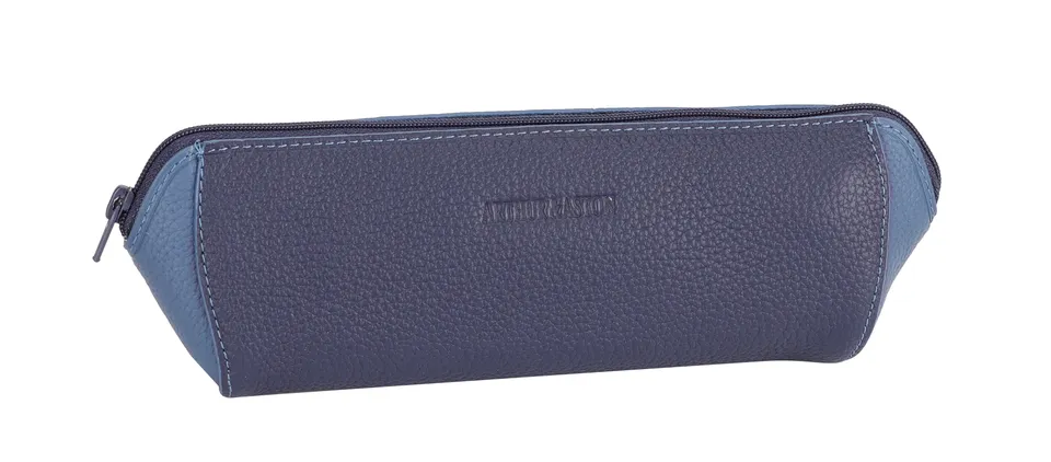 arthur-et-aston-joy-trousse-stylos-cuir-bleu image 1