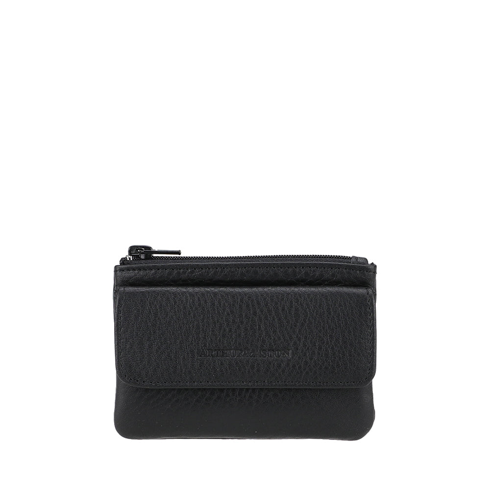 arthur-et-aston-ange-porte-monnaie-cuir-ch-taigne-11-cm image 1