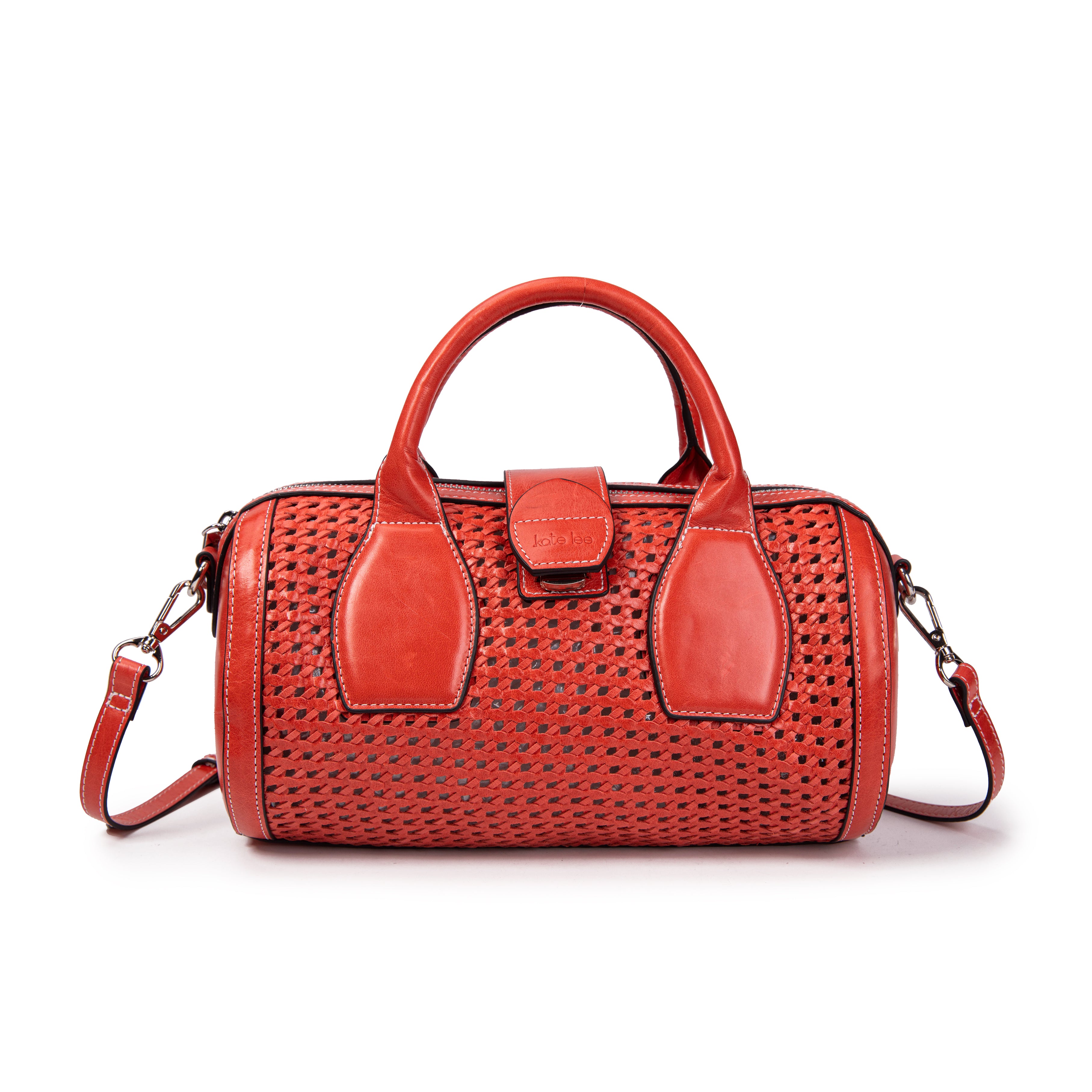 kate-lee-frola-sac-bowling-feu-cuir-tress image 1