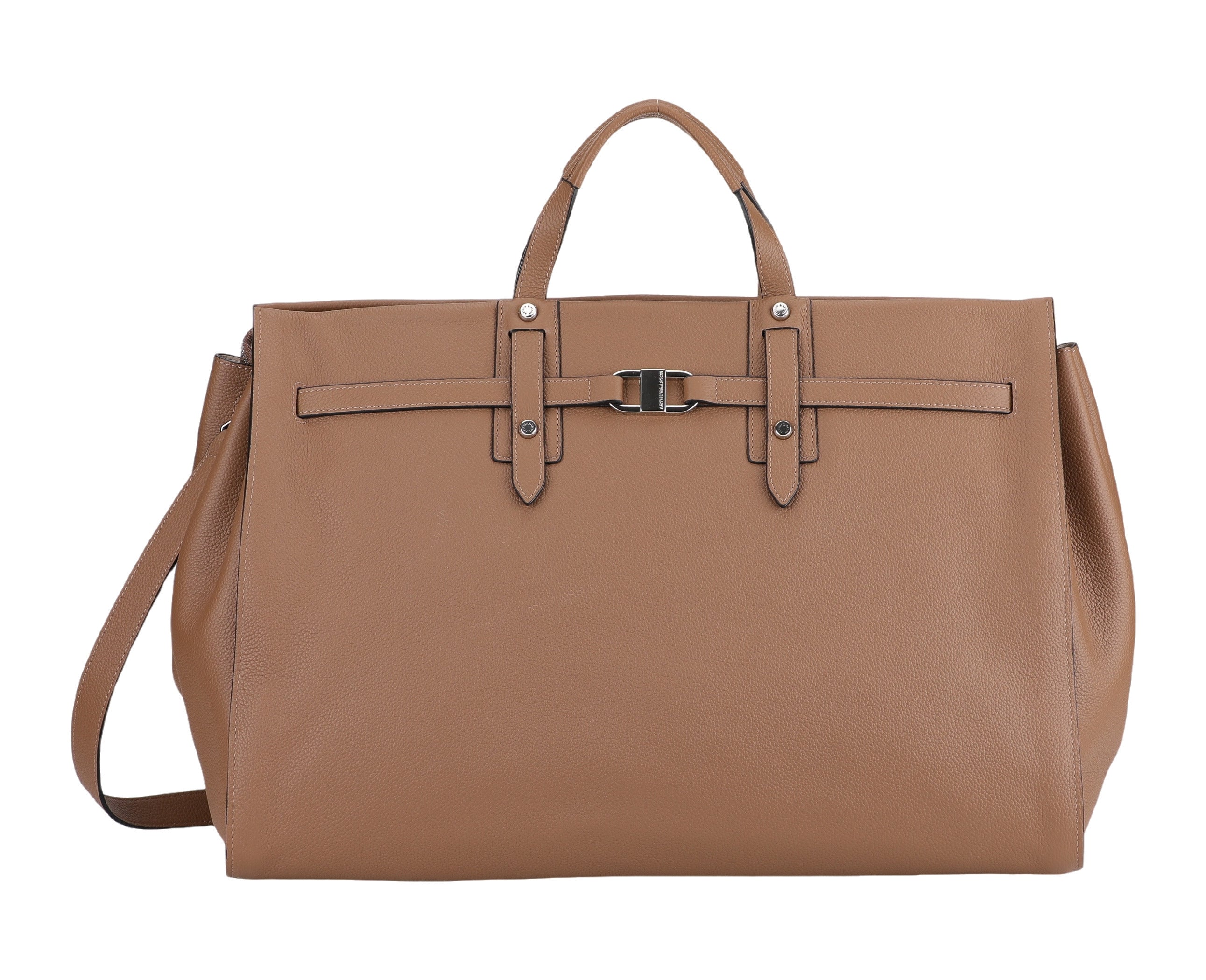 arthur-et-aston-daphn-sac-de-voyage-cuir-taupe image 2