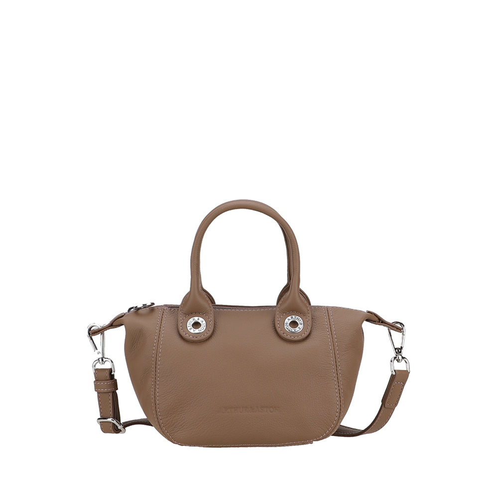 arthur-et-aston-louisa-mini-sac-cabas-cuir-camel-bandouli-re image 5
