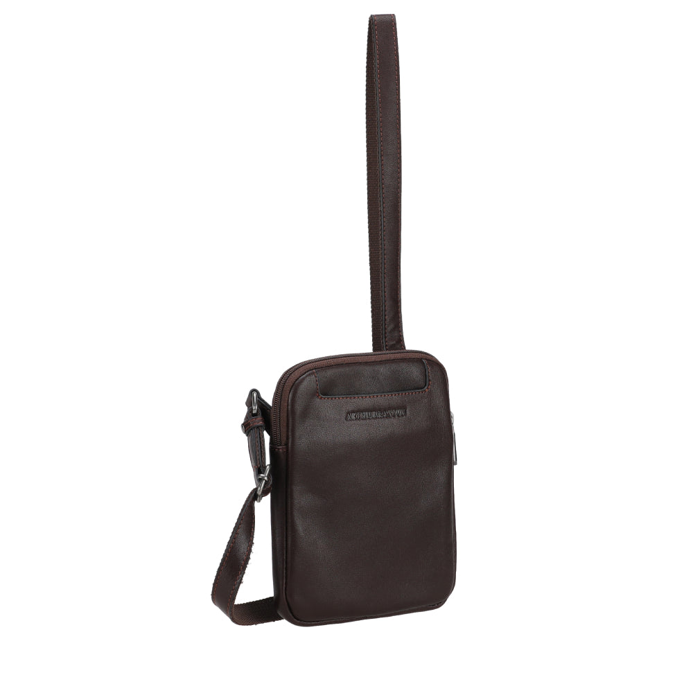 arthur-et-aston-l-on-body-bag-cuir-ch-taigne-extra-plat image 2