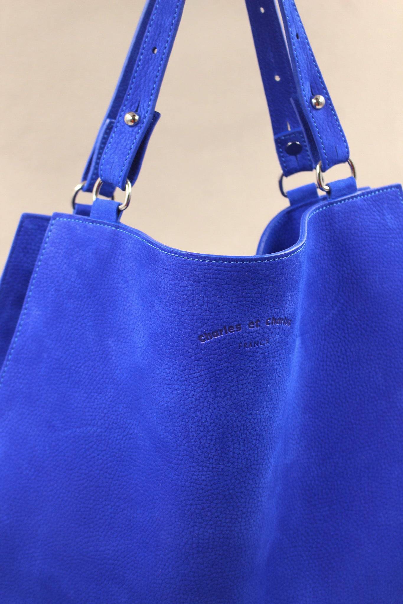 charles-et-charlus-touquet-l-sac-nubuck-kaki-41-cm image 5
