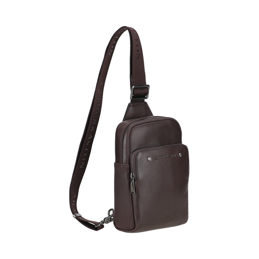 arthur-et-aston-danny-body-bag-cuir-noir-holster-15cm image 4