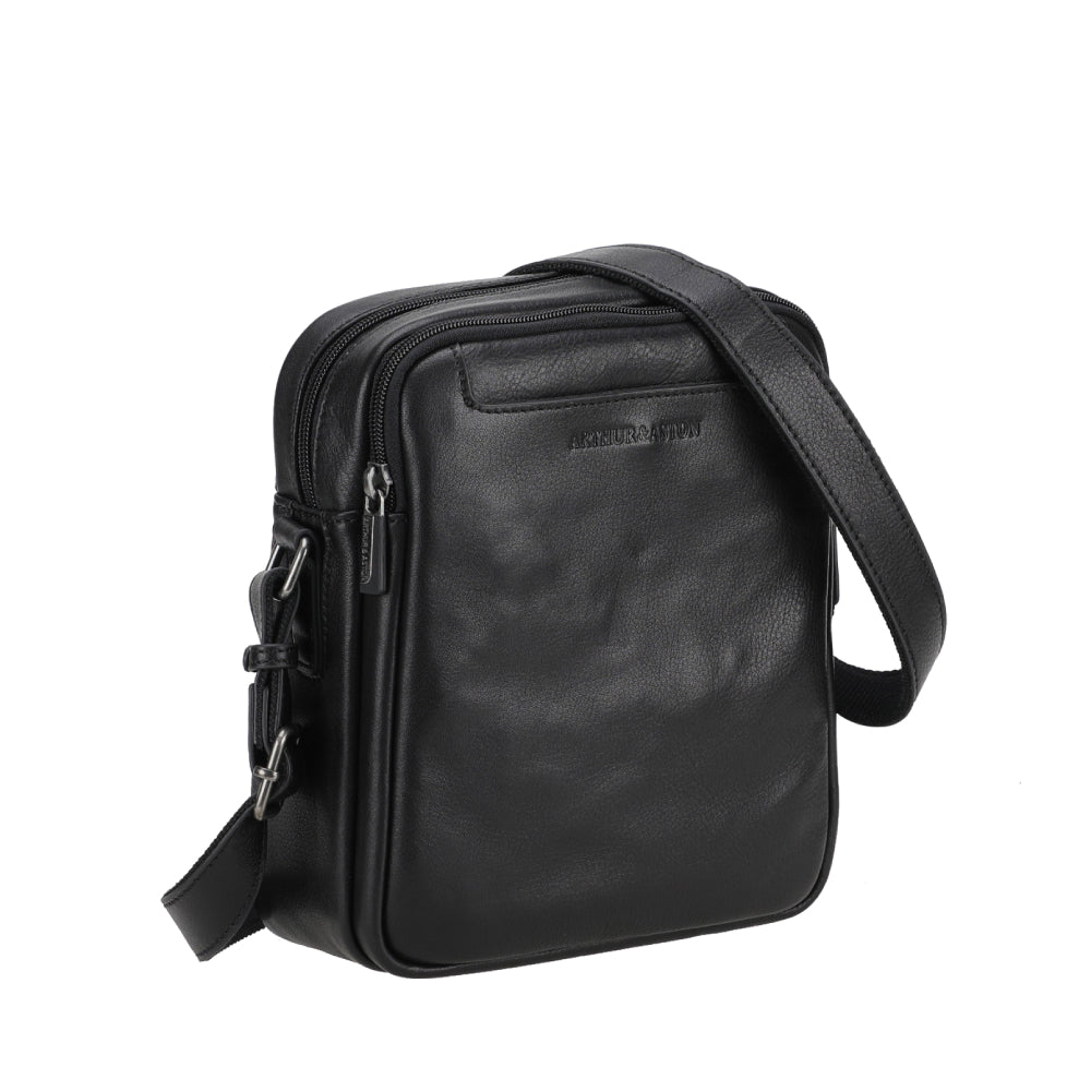 arthur-et-aston-l-on-sac-travers-cuir-homme-grand-mod-le-cognac image 8