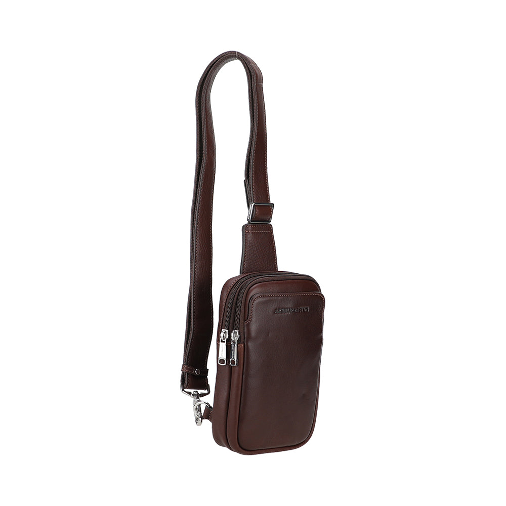 arthur-et-aston-ange-moyen-body-bag-cuir-homme-ch-taigne-orange image 8