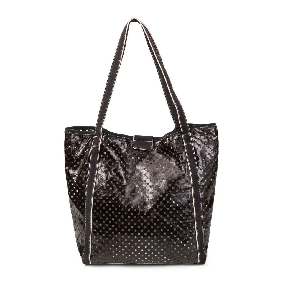 kate-lee-ryve-sac-cabas-cuir-militaire-perfor image 1